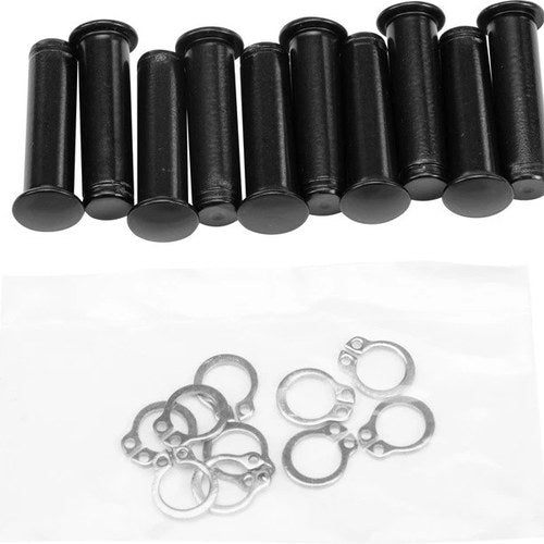 HardDrive Lever Pivot Pins with Clips Black #051206 Harley Davidson Sportster