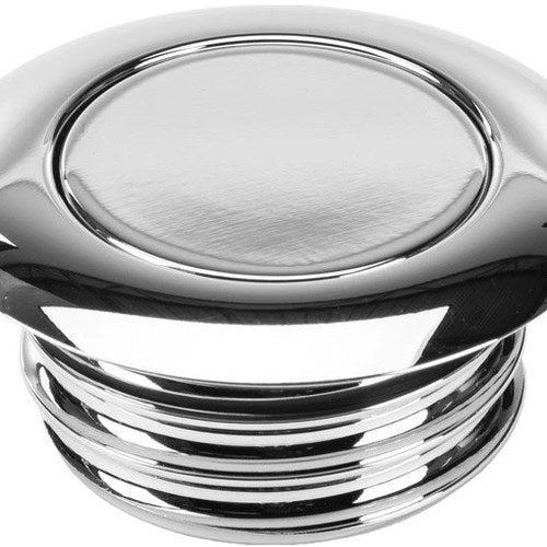 HardDrive Pop-Up Screw In Vented Gas Cap Chrome #012307 Harley Davidson