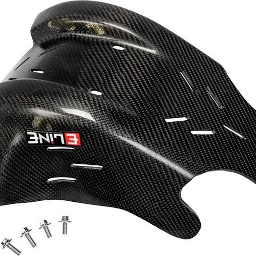 E-Line Carbon Fiber Skid Plate #KSP45019 for Kawasaki KX450 4-Stroke 2019-2023