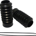 HardDrive Custom 49mm Fork Boots 7"L Black