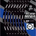 Dcor Branded Rim Decal Set Yamaha 21" Front #40-80-208 for Yamaha