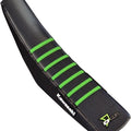 Dcor Ribbed Seat Cover Black/Black/Green #30-20-080 for Kawasaki KLX110