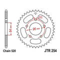 JT Steel Rear Sprocket 520 50T fits Honda XR200R 1981-1983