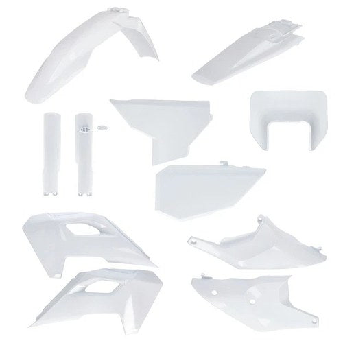 Acerbis Full Plastics Kit 20 White #2986650002 Husqvarna TE 250/FE 501