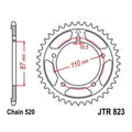 JT Steel Rear Sprocket 520 39T #JTR823.39 fits Suzuki GS500E/GS500F