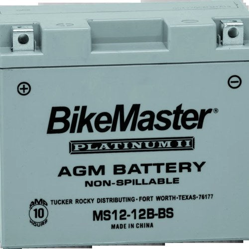 BikeMaster Agm Battery MS12-12B-BS – Fits Ducati Multistrada & Hypermotard