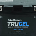 BikeMaster TruGel Battery MG12A-BS – Fits Kawasaki, Suzuki, Aprilia models