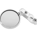 Crg Blindsight 2 in. Round Bar-End Mirror - Silver for Powersports