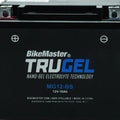 BikeMaster TruGel Battery For MG12-BS Powersports Gel Battery With 2-Year