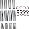 Arlen Ness Pushrod Cover Set Deep Cut Chrome #03-630 Harley Davidson