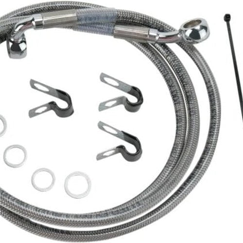 DS Braided Brake Line Kit Front +10" Harley Davidson Heritage Softail/FatBoy