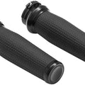 Kuryakyn Thresher Grips Satin for Cable Throttle Satin Black #5941