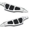 Kuryakyn Stiletto Driver Footpegs Male Mount Chrome #4475 Harley Davidson