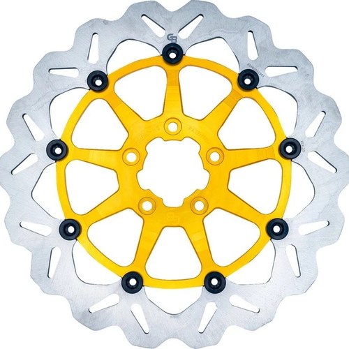 Galfer Oversized Wave Full-Floating Front Brake Rotor 12.5" Gold #DF680CWS-G