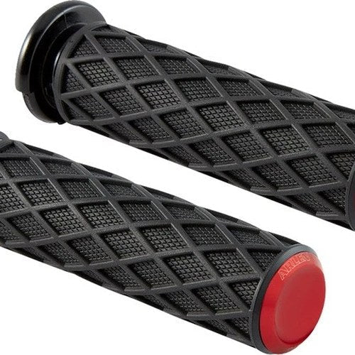 Arlen Ness Diamond Grips Red #500-017 Harley Davidson