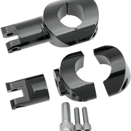 DS Big Buffalo Footpeg Mounts Black