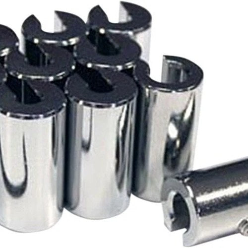 No-Mar Wheel Weights 1.25oz Chromed Brass 10-Pack