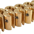 No-Mar Brass Spoke Wheel Weights Natural 1 oz. 10-Pack