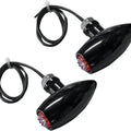 Joker Machine Astro Custom Mount LED Marker Lights Black/Amber Harley-Davidson