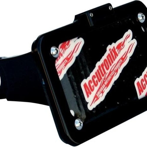 Accutronix Side Mount License Plate Assembly Black Harley Davidson Sportster
