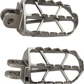 Moose ND Series Footpegs Silver for Kawasaki/Suzuki KLX/DRZ/RM/RMX