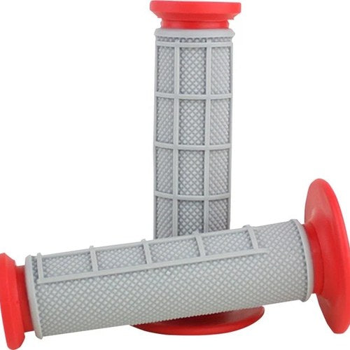 Driven Pro Waffle MX Grips Red/Gray 7/8"
