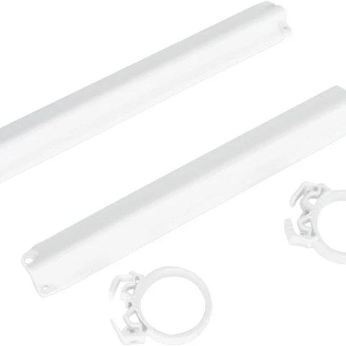 UFO Fork Tube Protectors White SU02925041 for Suzuki RM125/RM250 1991