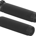 Rough Crafts Knurled Grips Black #RC-500-002 Harley Davidson