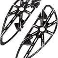 Arlen Ness 10-Gauge Adjustable Driver Floorboards Black #410-005 Harley Davidson