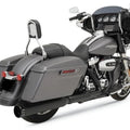 Khrome Werks 4.5" HP-Plus Klassic Tip Mufflers Black Harley M8 Touring