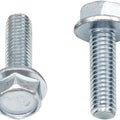 Bolt Motorcycle Hardware Hex Head Flange Bolts M6 x 20mm 10-Pack
