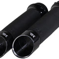 Khrome Werks Custom Contour Edge Tip Grips Black #500140 Harley Davidson