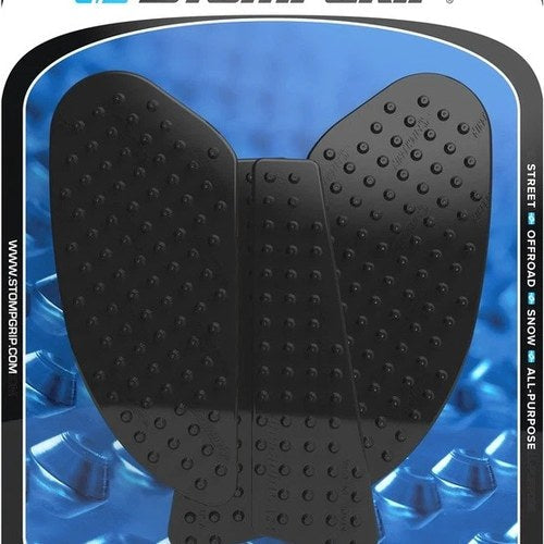 Stomp Volcano Profile Traction Pad Tank Grips Black for Kawasaki Z H2 2021-2025