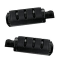 Kuryakyn Trident Iso Footpegs With Adapter Large Male Mount Black #7561