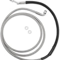 DS Braided Alternate Length Hydraulic Clutch Line 76-1/8" +6" Clear Coat #211946