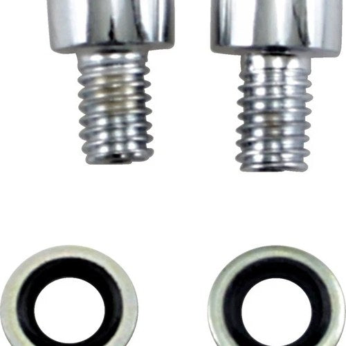 James Fork Drain Screw Kit Chrome #JGI-45790-80-CS Harley Davidson