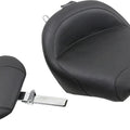 Mustang Wide Touring Solo Seat With Backrest #79100 Harley Davidson