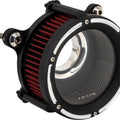 Trask Assault Charge High Flow Round Air Cleaner Reverse Cut Black #TM-1025RC