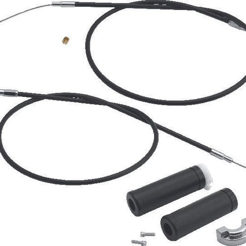 S&S Cycle 1-inch Handlebars with 42-inch 2-Cable Throttle Assembly for