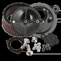 S&S Cycle Stealth Air Cleaner Kit 170-0165 for Harley Davidson 66mm Throttle