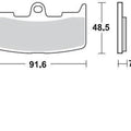 Braking CM55 Brake Pads #895CM55 Buell Lightning/Firebolt/Ulysses