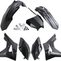UFO Plastics Kit Black HOKIT120001 for Honda CRF450RX/CRF250RX 4-Stroke