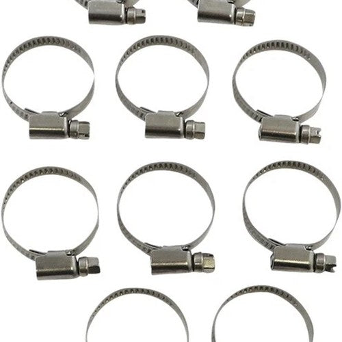 Parts Unlimited Embossed Hose Clamps 20mm to 32mm