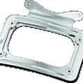 Kuryakyn Curved Chrome License Plate Mount – Fits Harley-Davidson Street & Road
