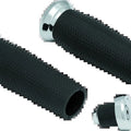 Kuryakyn Thresher Grips 1 Inch Chrome – Fits Suzuki Intruder Models