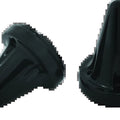 Kuryakyn Stiletto End Caps for Iso & ISO-Flame Grips – Black Pair