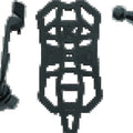 Kuryakyn Free-Flex Device Holder Perch Mount Black for Powersports