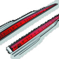 Kuryakyn Rear Light Bars with Chrome Housings for Harley Tri Glide & Street