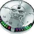 Kuryakyn Zombie Fuel & Battery Gauge Chrome Part 7357