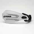Cycra MX-Race Handguards - White/Black for Off-Road Motorcycles
